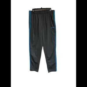 Adidas Athletic Jogger Sweatpants Womens Size Large Gray Blue‎